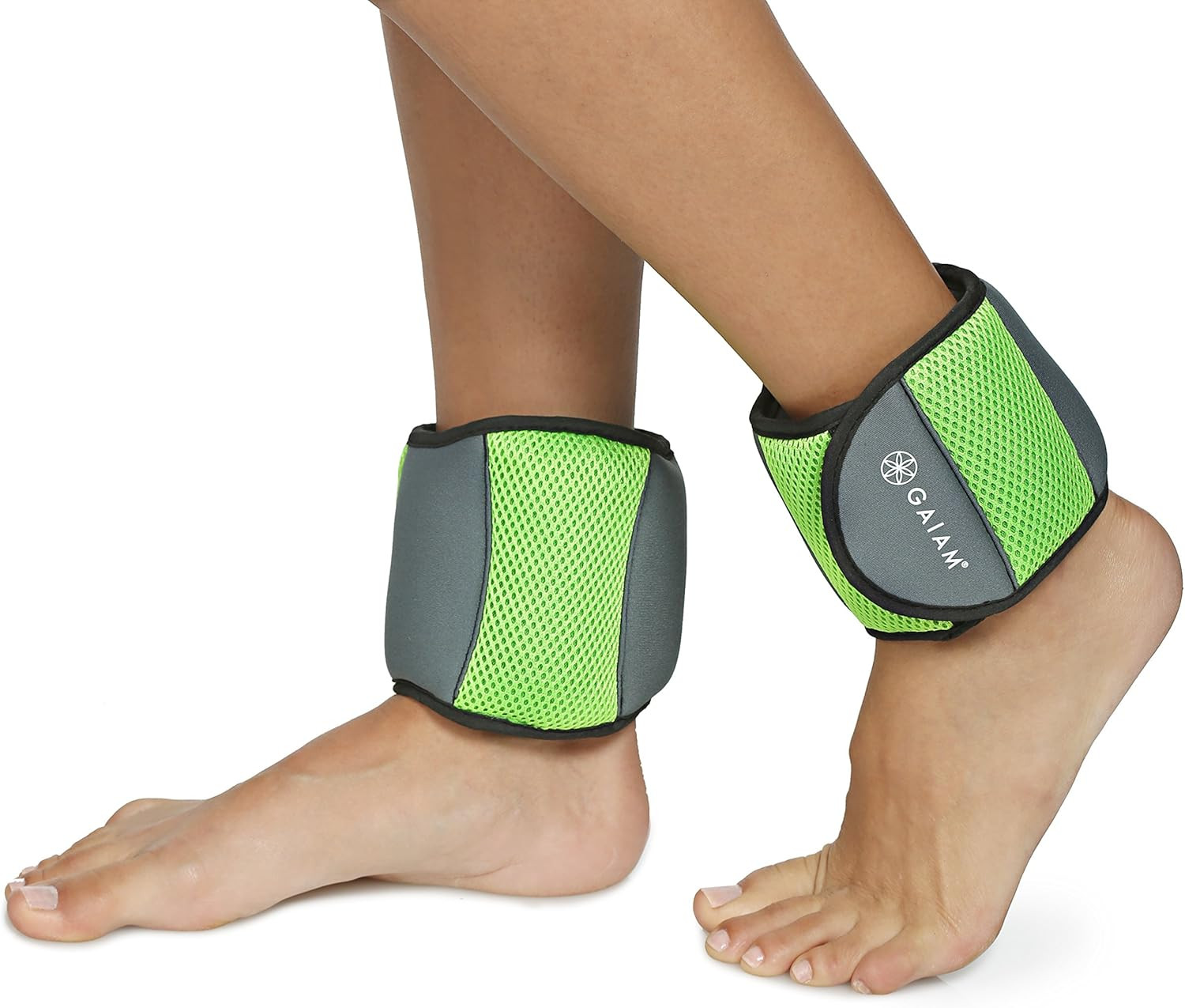 Gaiam Ankle Weights Strength Training Weight Sets For Women & Men With Adjustable Straps - Walkin... | Amazon (US)