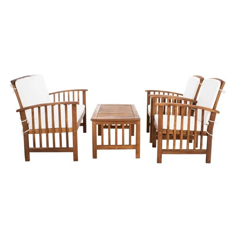 Delosreyes 4 - Person Outdoor Seating Group with Cushions | Wayfair North America