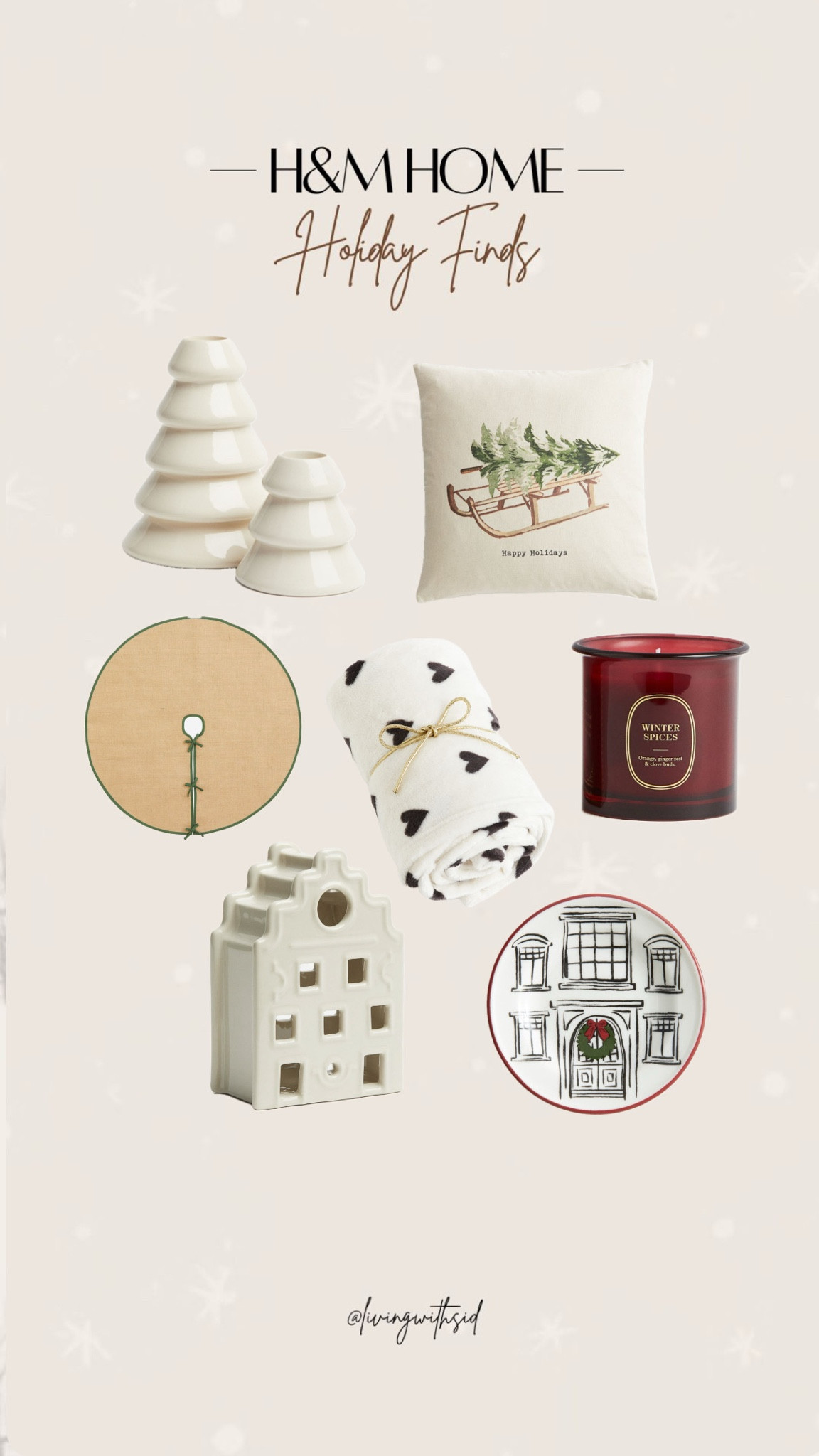 H&M holiday finds! 
Some of these items are great as gifts! 

#christmasdecor #holidaydecorations #seasonaldecor #winterseason #winterdecoration 



#LTKwinter #LTKgiftguide #LTKcanada