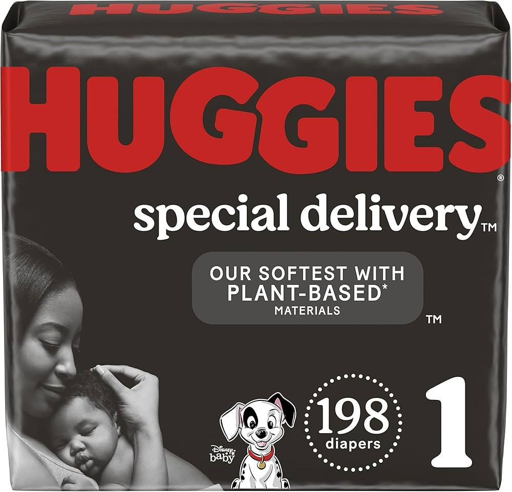 Hypoallergenic Baby Diapers Size 1 (8-14 lbs), Huggies Special Delivery Newborn Diapers, Fragranc... | Amazon (US)