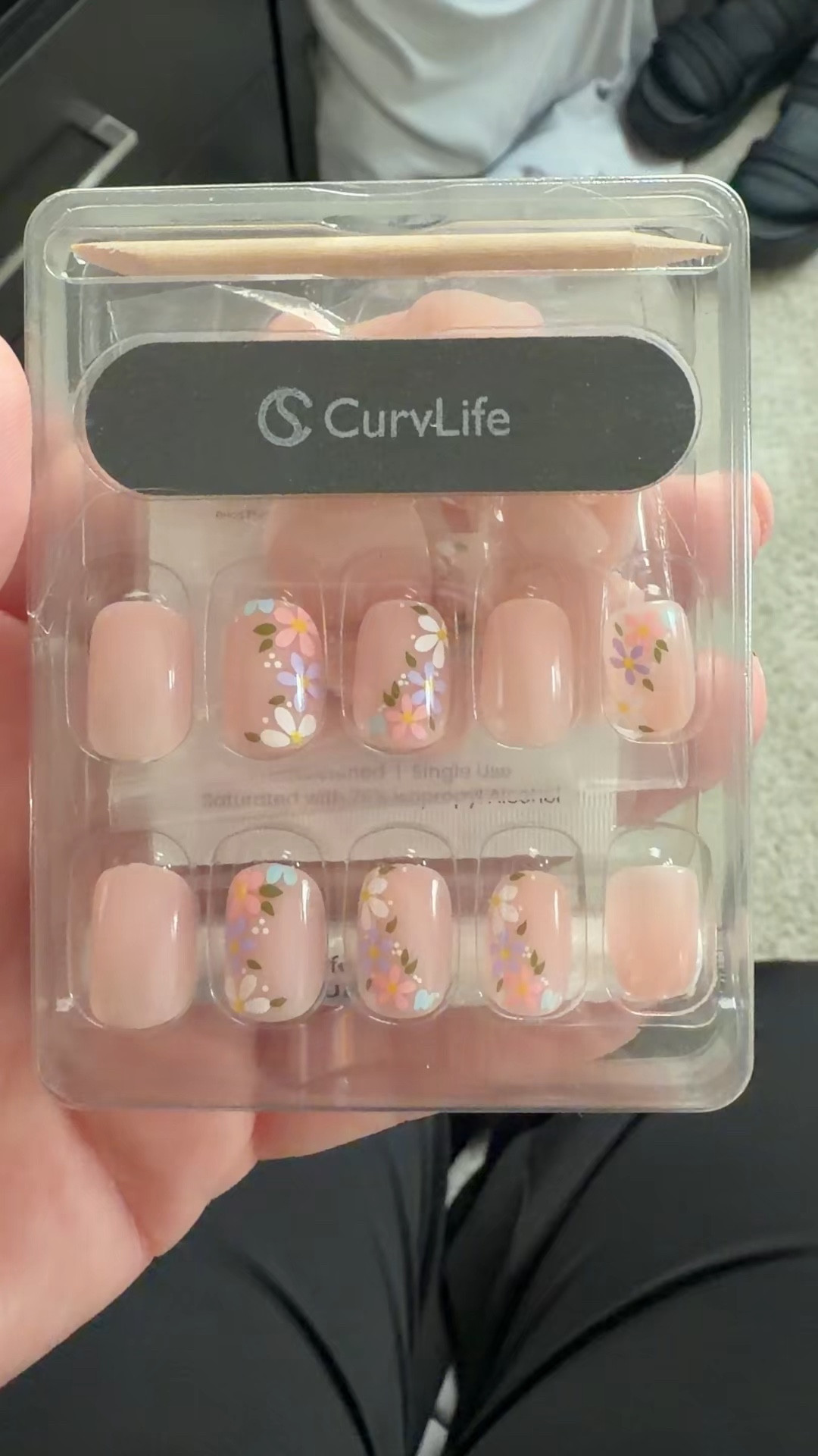 My new obsession with press ons is real 🤣😆 #pressons #nails #floralnails #curvlife 

#LTKgrwm #LTKselfcare #LTKmomlife