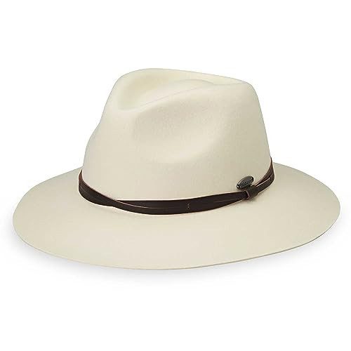 Wallaroo Women’s Petite Aspen Fedora (Winter White, Small) – UPF 50+ Australian Felt Sun Hat, Small Size, Packable, Adjustable, UV Protection, Outdoor Adventures, Travel, Hiking, Fall & Winter Hat | Amazon (US)