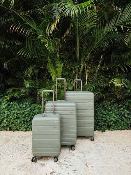 Beautiful 3 piece luggage set from Antler in the color Field Green. 🌴 The new Stamford 2.0 set comes in 4 color ways. 

#LTKtravel