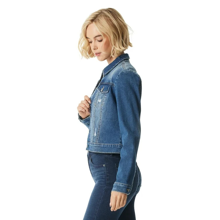 Jessica Simpson Women's Uptown Embroidered Jacket | Walmart (US)