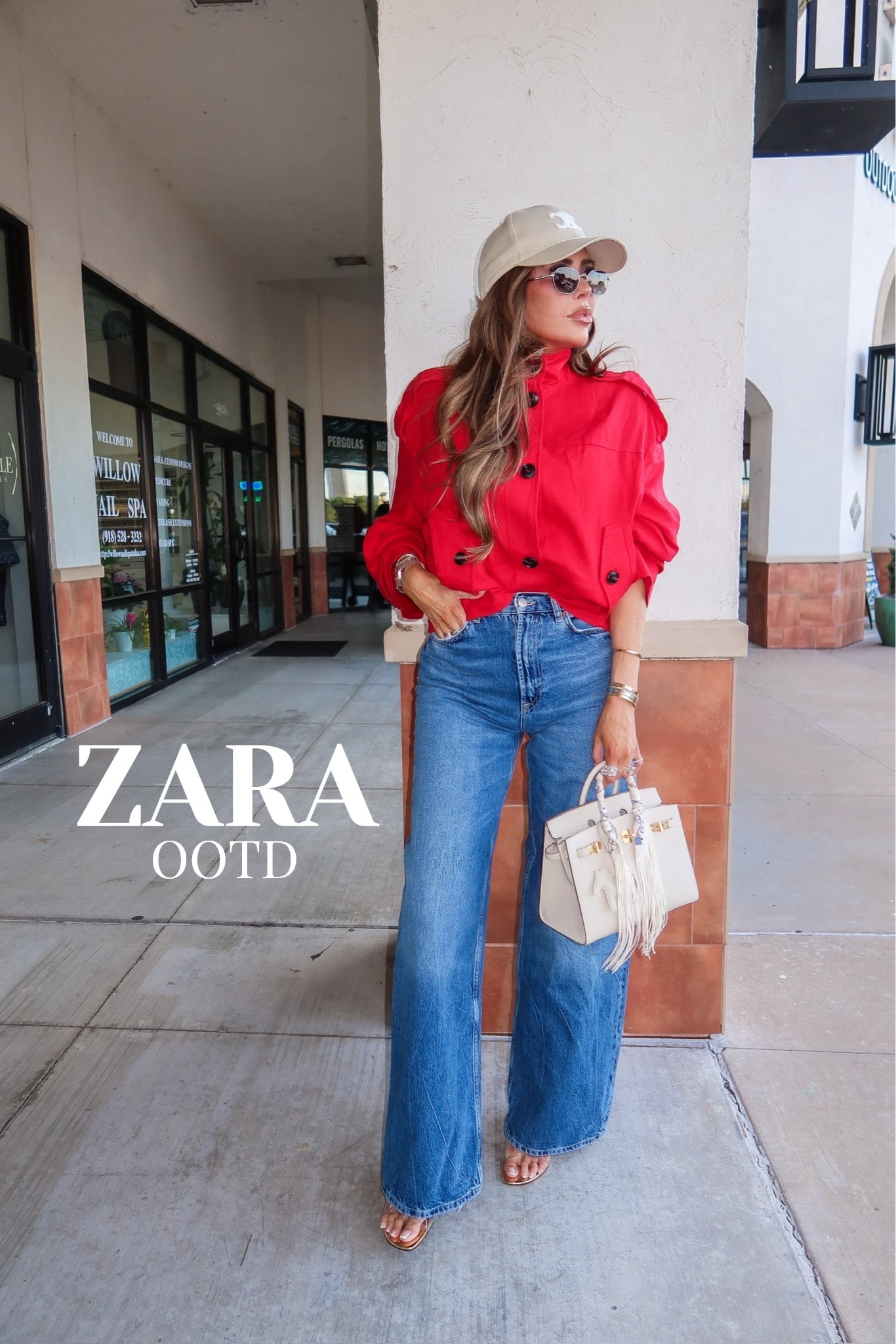 Wearing XS in jacket. It comes in blue, too! Jeans are size 4– a little snug but I’m 8 weeks post partum and these are a style I feel comfy in and are so flattering!

Zara fashion, Zara finds, Wide leg jeans, High waisted jeans, Summer outfits, Work outfits, Workwear, Business casual, Gemme Beauty, Emily Gemma

#LTKootd #LTKdayinmylife #LTKWorkwear