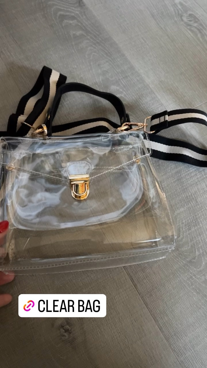  LZXYBIN Clear Purses for Women Stadium, Small Clear