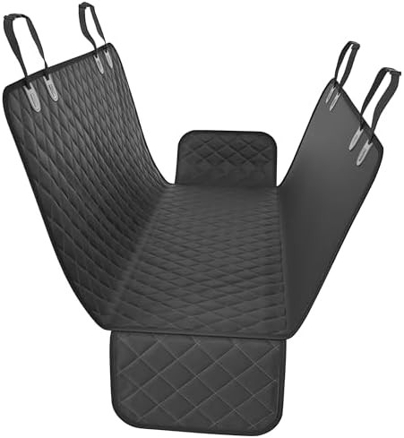 Black XL Dog Car Hammock Back Seat Cover, Waterproof Backseat Cover Protector for Truck Bench Rea... | Amazon (US)