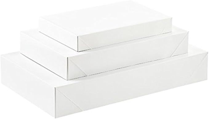 All Day Gifts 12 Pack White Gift Wrap Boxes with Lids - Assorted Multi-pack Christmas Birthdays P... | Amazon (US)