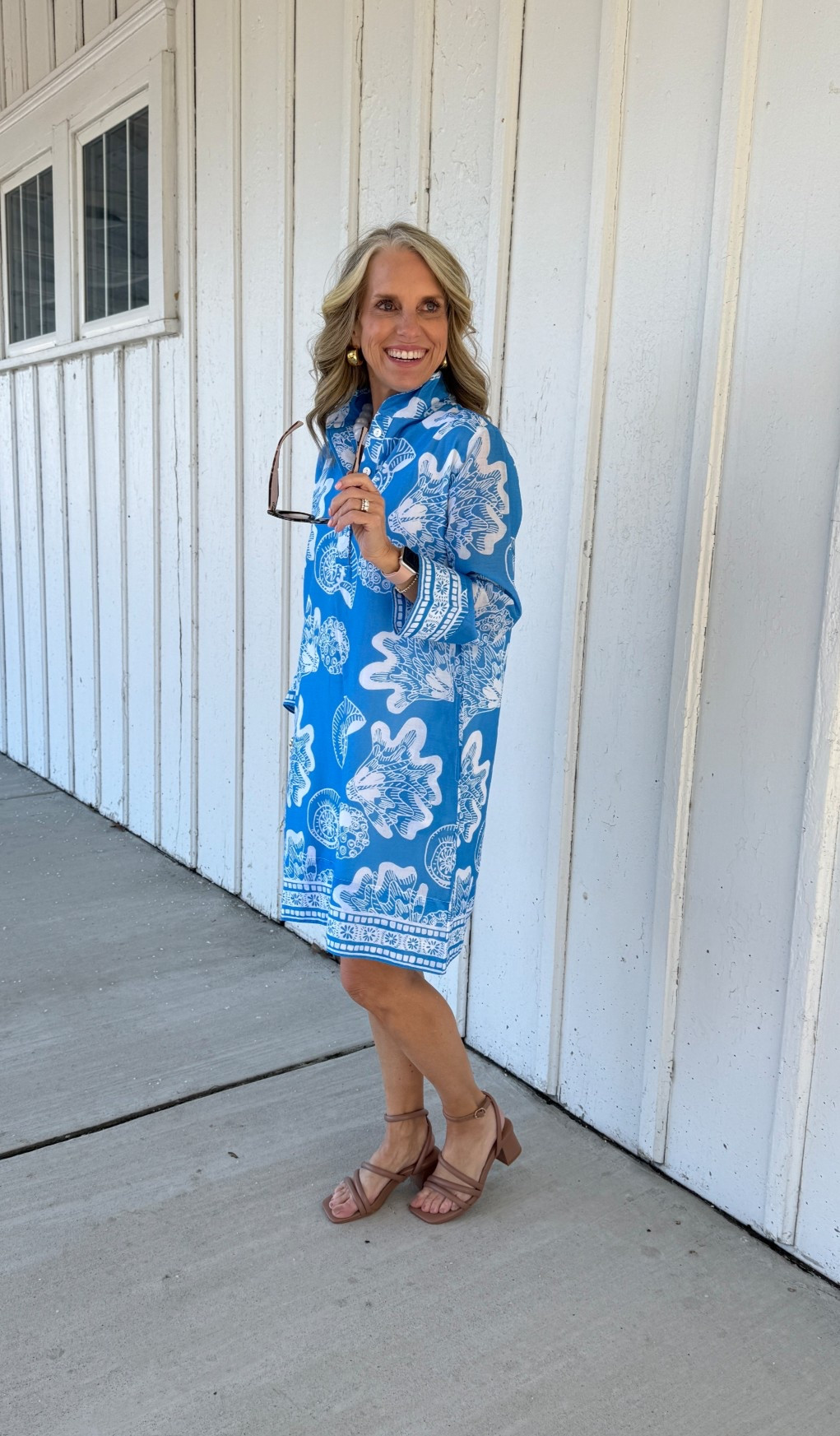 The perfect spring to summer dress. Dress is up or down, wear for work or play. I’m in XS 

#LTKOver40 #LTKWorkwear