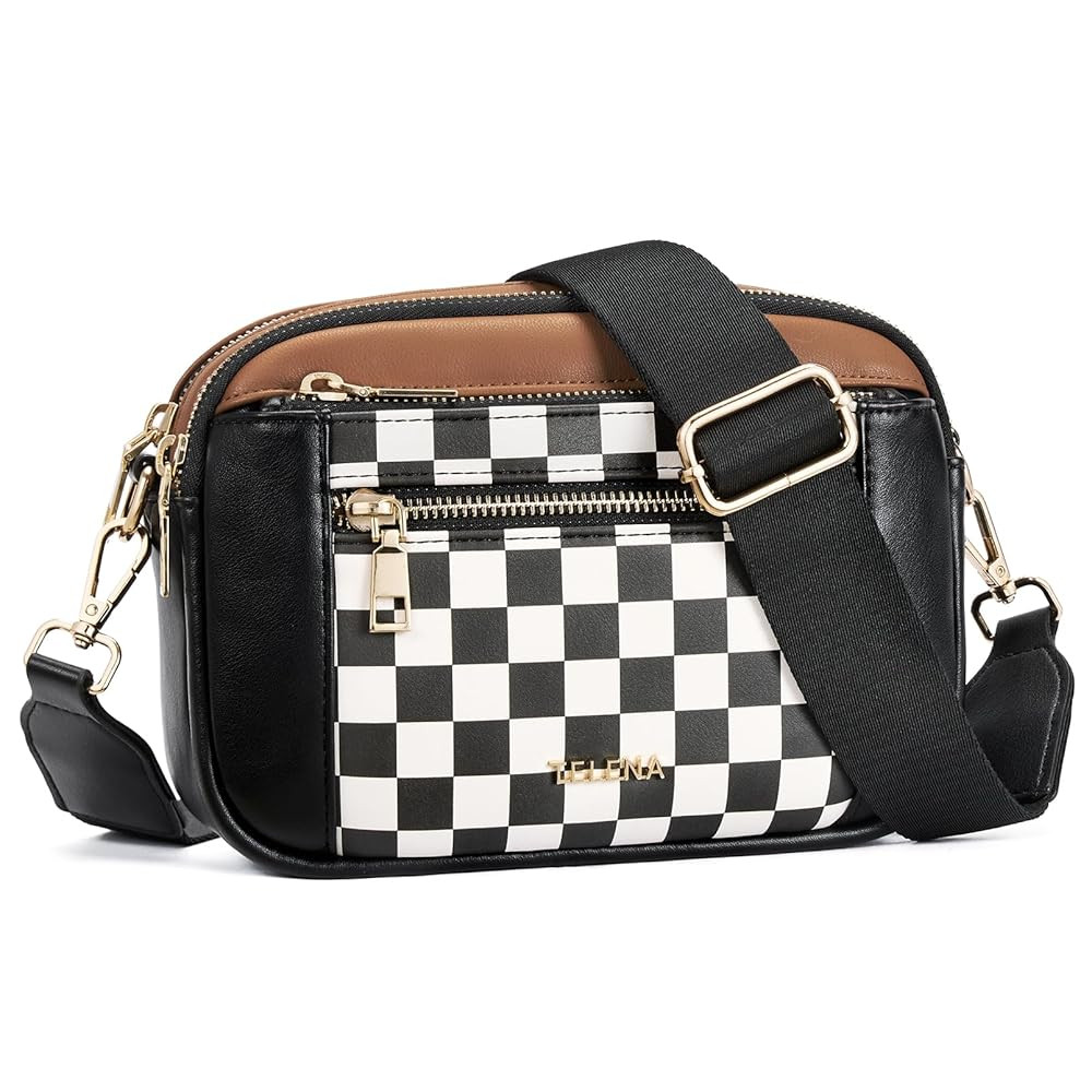 Telena Crossbody Purse for Women Small Crossbody Bags Trendy Vegan Leather with Adjustable Should... | Amazon (US)