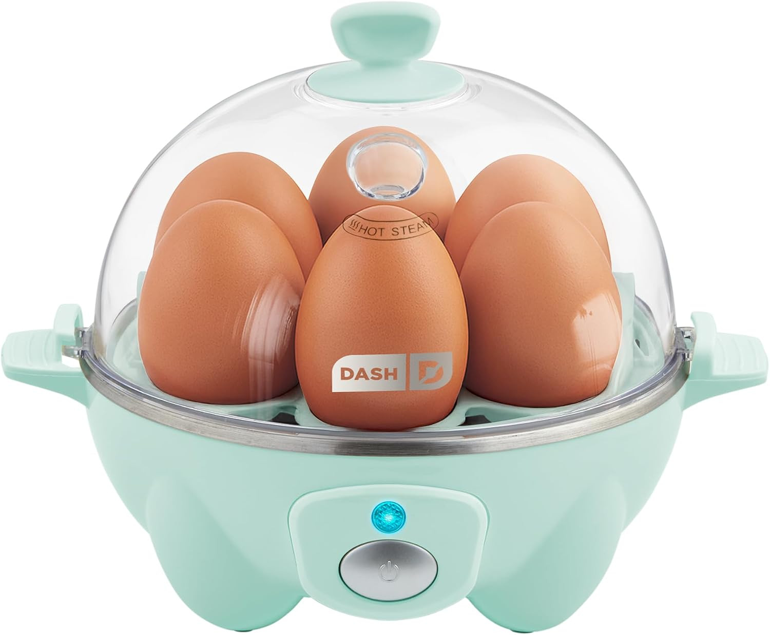 Dash Rapid Egg Cooker, 7 Eggs, Hard Boiled, Poached & Omelettes, Aqua | Amazon (US)