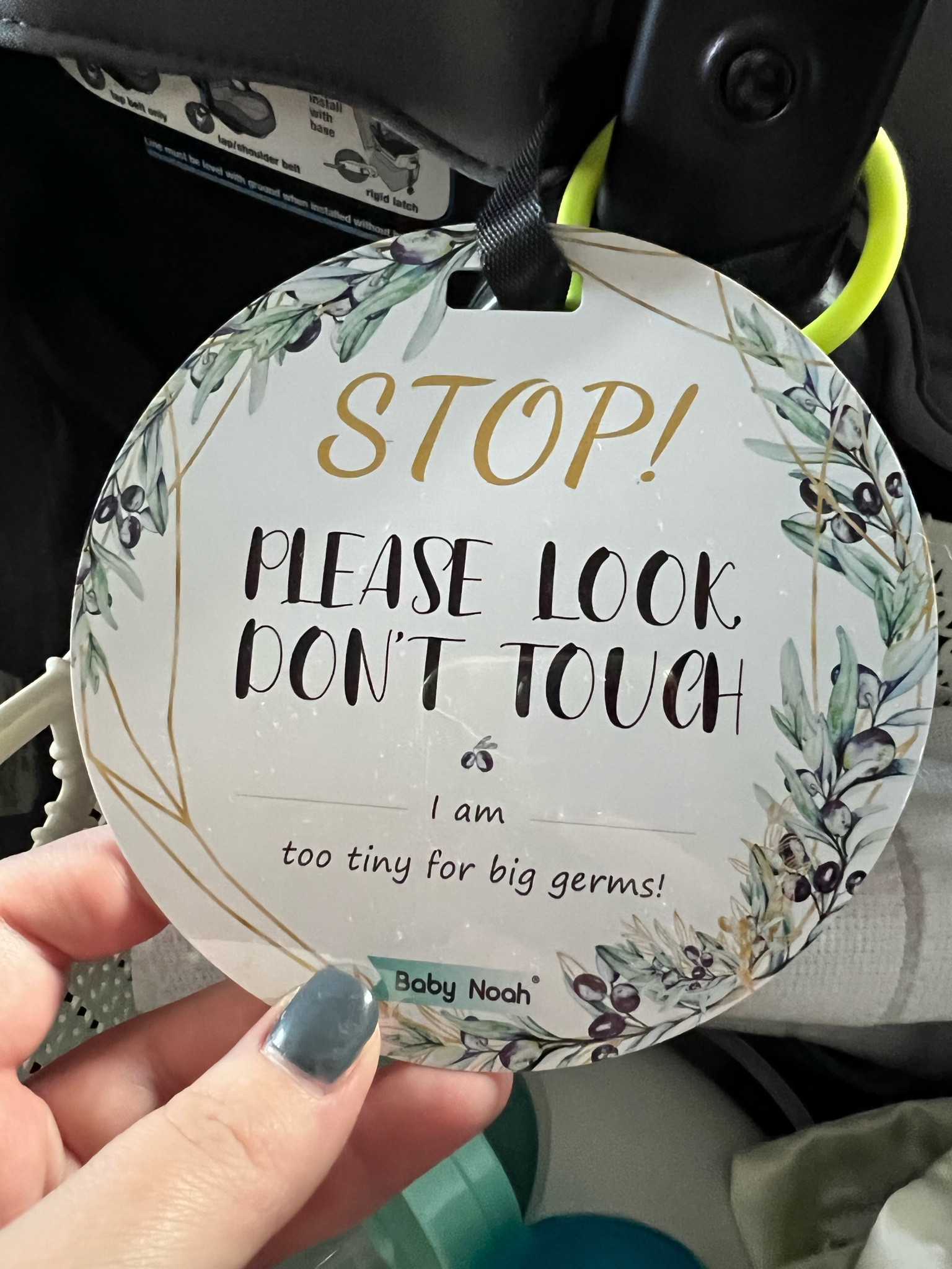 Look and don’t touch signs for baby car seat/ stroller.

We love these! Especially during RSV and cold/flu season. 



#LTKbaby