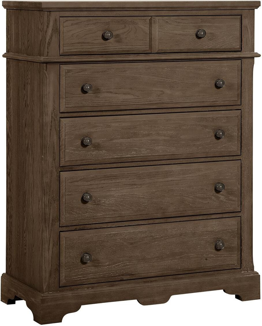 Heritage 5 Drawer Chest In Greystone | 1stopbedrooms