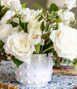 x Mrs. Southern Social Ceramic Dot Planter | Dillards