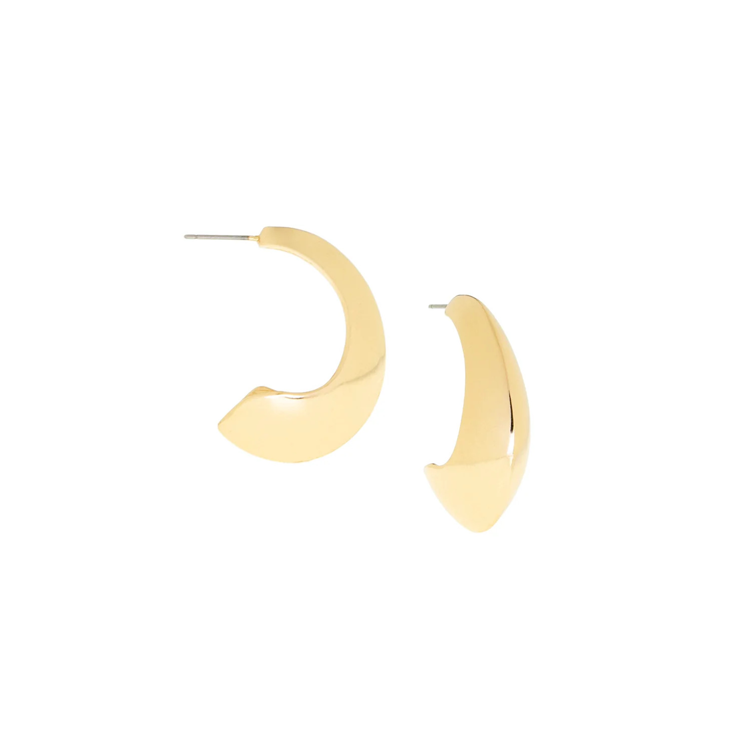 large elongated dome earring | Marlyn Schiff