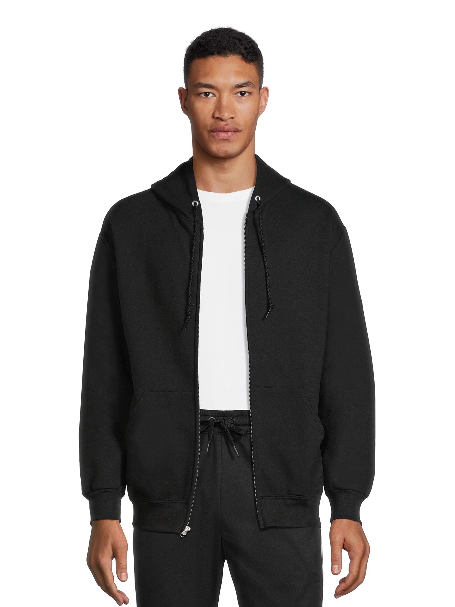 Athletic Works Men's Fleece Full Zip Hoodie Jacket | Walmart (US)