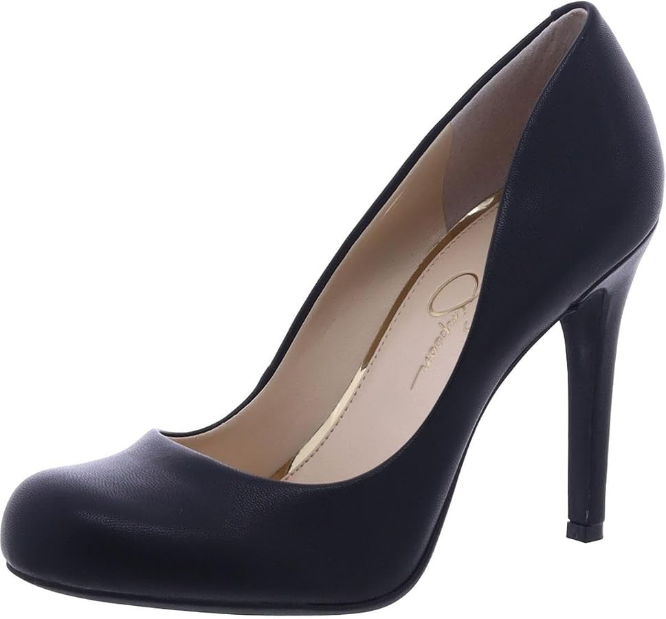 Jessica Simpson Women's Calie Round Toe Classic Heels Pumps Shoes | Amazon (US)