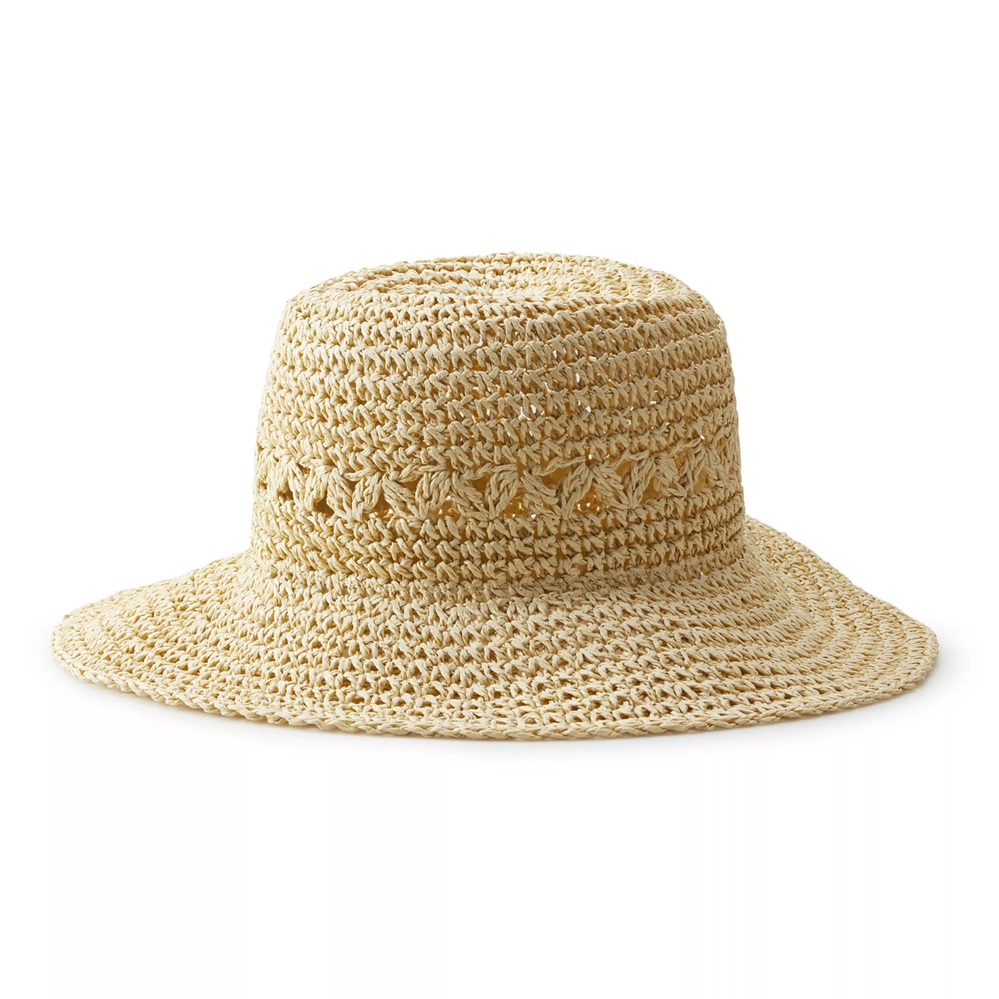 Women's Sonoma Goods For Life® Packable Crochet Bucket Hat | Kohl's