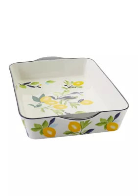 Baum Brothers Avalon Lemon Rectangular Baking Dish | Belk