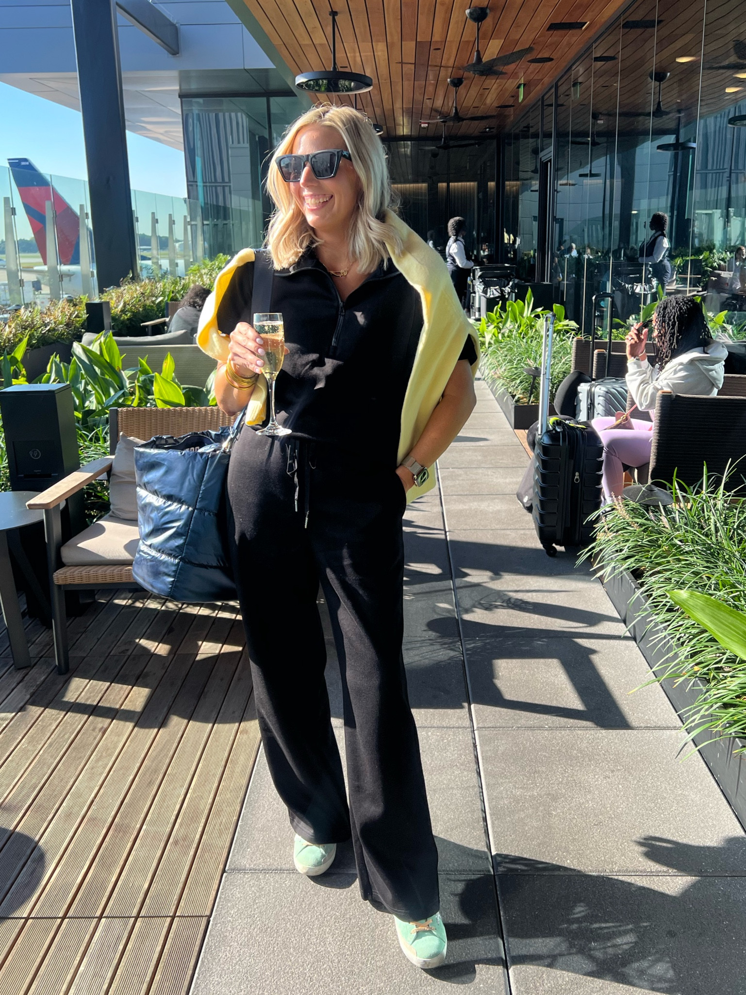 Travel fit
Amazon set/ size small
Sweater/ Target
Sunnies/ Amazon
Bag/ Sprinkled with Pink
Necklace/ Harvest Jewels (Bobbi15 gets you 15% off)
Shoes/ old Golden Goose 

#LTKTravel #LTKFindsUnder50 #LTKStyleTip