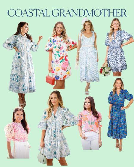 Beautiful spring dresses and tops that just give you that Coastal grandmother feel. I love all of these pieces for graduation parties, baccalaureate, showers, and vacation.  

#LTKSeasonal #LTKparties #LTKstyletip