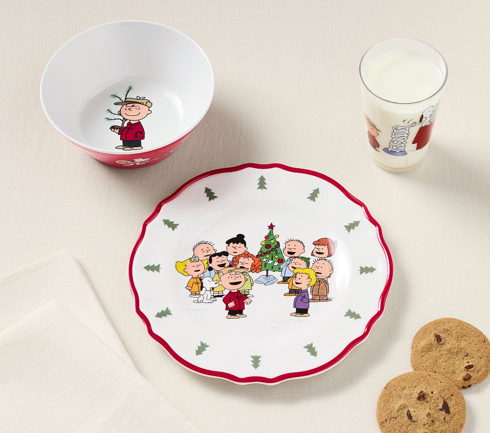 Peanuts® Charlie Brown® Christmas Tabletop Gift Set | Pottery Barn Kids