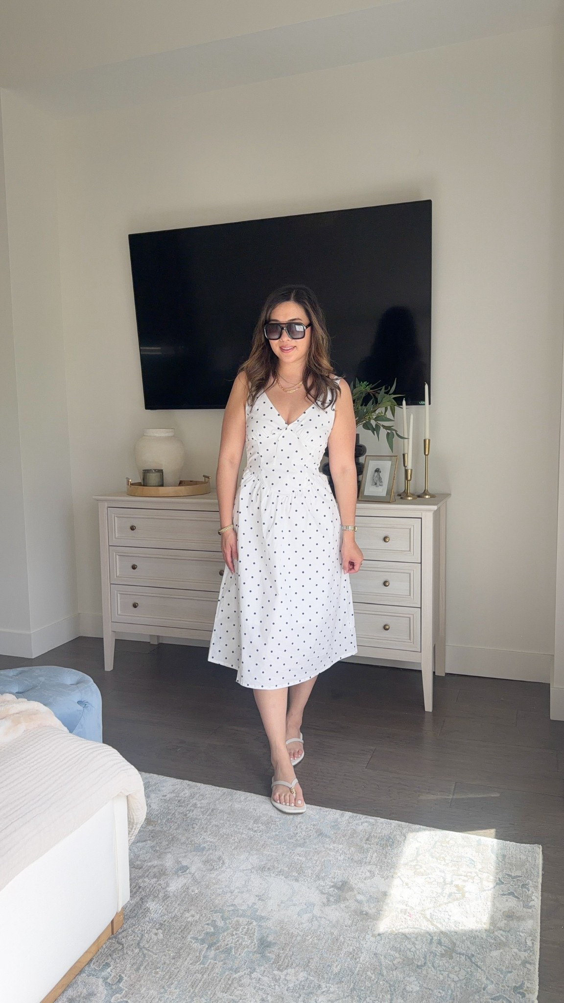 Wearing a small 

Polka dots, Walmart dress, spring fashion, spring dress, tcs, trending, affordable fashion, cool mom outfit 

#LTKootd #LTKmomlife #LTKSeasonal