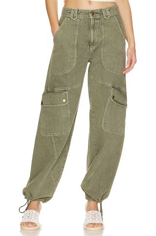 Free People Come And Get It Utility Pant in Hunter Green from Revolve.com | Revolve Clothing (Global)
