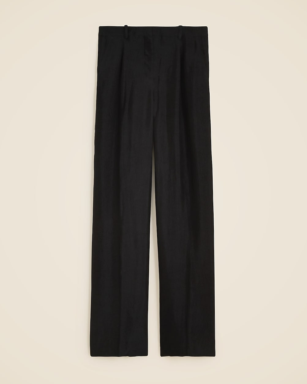 Essential wide-leg pant in textured satin | J. Crew US