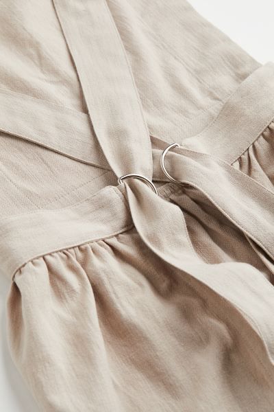 Linen-blend Apron | H&M (US + CA)