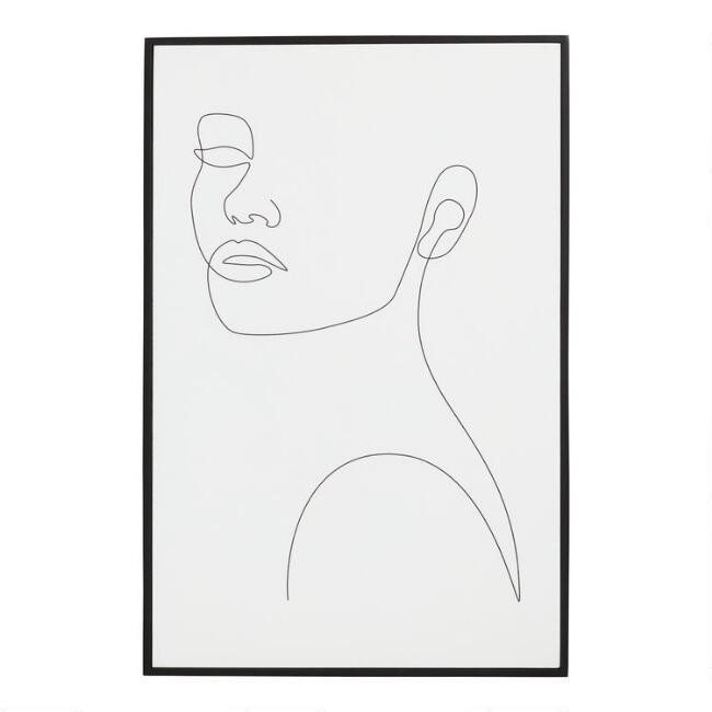 Girly Portrait by Madara Framed Wall Art | World Market