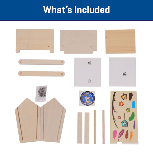 Build and Grow Bird Feeder Kid's Project Kit | Lowe's