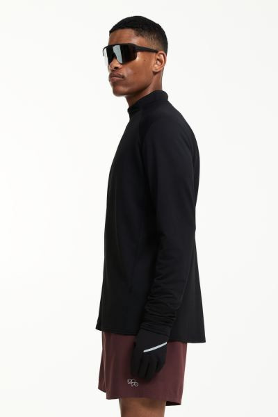 DryMove™ Activewear Shirt Jacket - Black - Men | H&M US | H&M (US + CA)