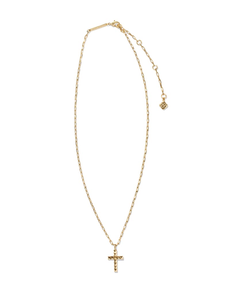 Jada Cross Short Pendant Necklace in Gold | Kendra Scott | Kendra Scott