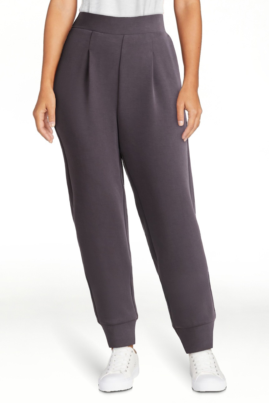 Avia Women's and Women's Plus Scuba Knit Pleat Joggers with Pockets, Size XS-4X - Walmart.com | Walmart (US)