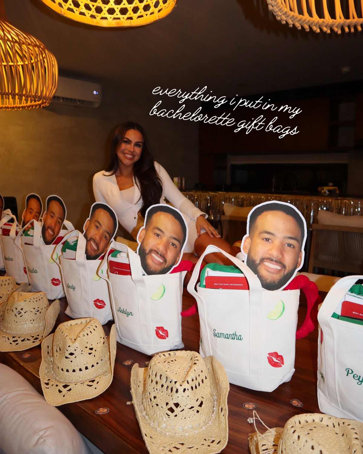 beach bachelorette gift bag idea 🌶️🍋‍🟩🇲🇽here's everything i gifted my girls on my bachelorette in mexico! 

#LTKdayinmylife #LTKTravel #LTKWedding
