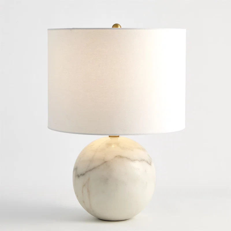 Marble Sphere Lamp-White | Wayfair North America