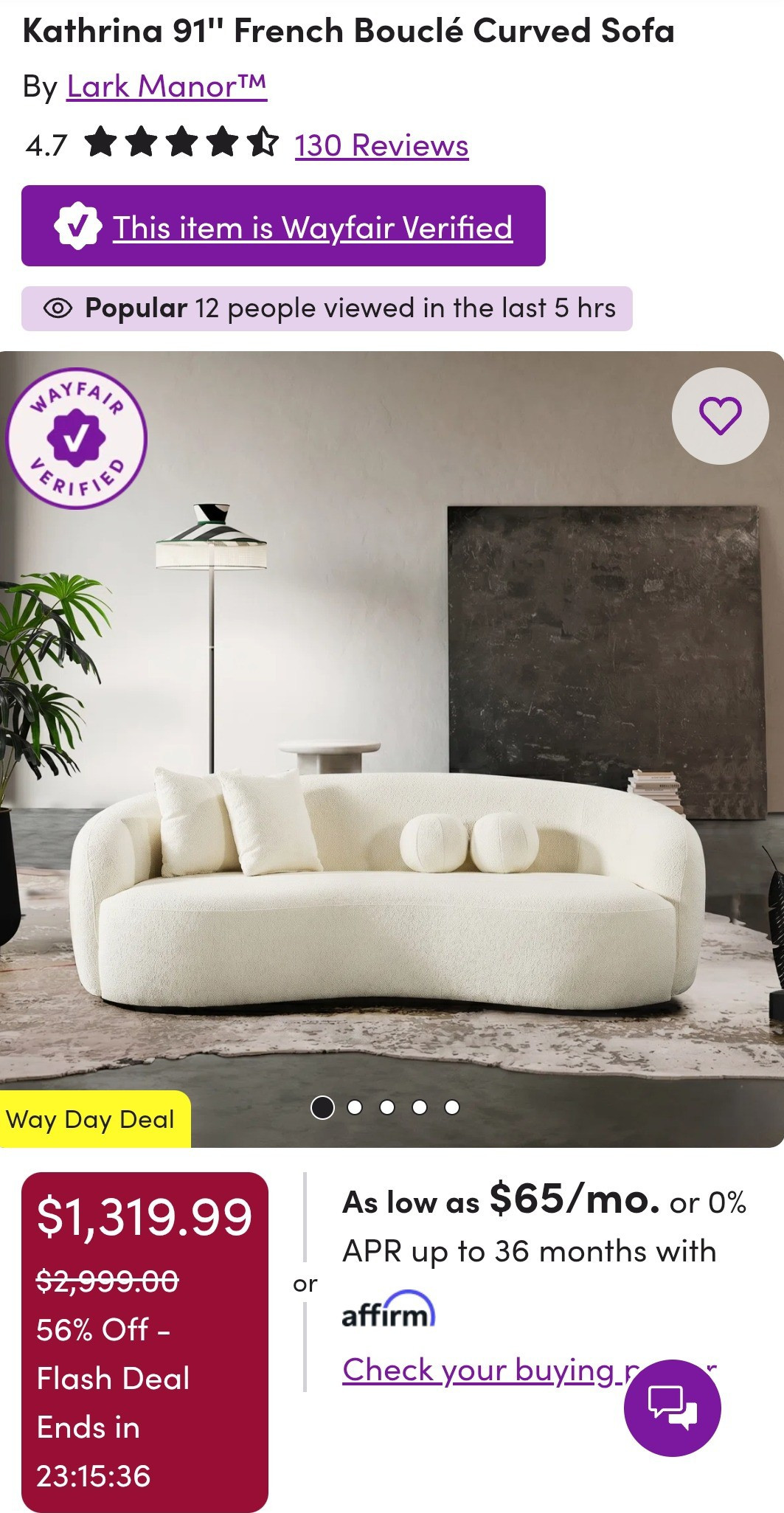 Tomorrow is your LAST chance for Wayfair WayDay 💥 Massive flash deals, flat discounts, and living room sofas at unbeatable prices—up to 80% OFF! Stock is limited and selling FAST, shop before it’s gone 🛍️✨#WayfairWayDay #WayDayEnds #FlashDealAlert #LimitedStock #SellingOutFast #UpTo80Off #FlatDeals #FurnitureSale #SofaOnSale #LivingRoomStyle #HomeDeals #DecorSale #LuxuryDeals #AffordableStyle #ShopNow #TrendingFurniture #DealOfTheDay #FinalHours #HomeShopping #USADeals

#LTKSeasonal #LTKHome #LTKSaleAlert