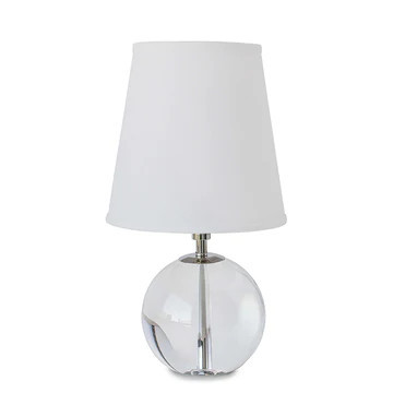 Crystal Mini Sphere Lamp | Burke Decor
