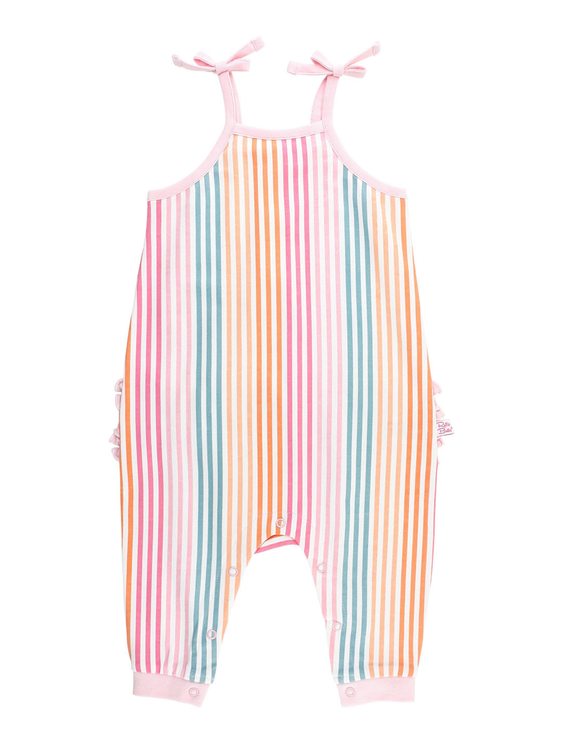 Tie Full Length Romper | RuffleButts / RuggedButts