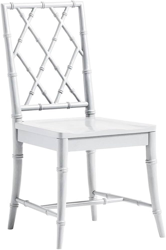 Universal Furniture X-Back Wood Dining Chair Set of Two in White Finish | Amazon (US)