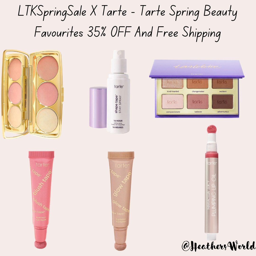 LTKSpringSale x Tarte - Spring Beauty Favourites: 35% Off and Free Shipping 

#Springsale #beauty #tartecosmetics #springbeauty  

 #LTKuk #LTKspring #LTKbeauty