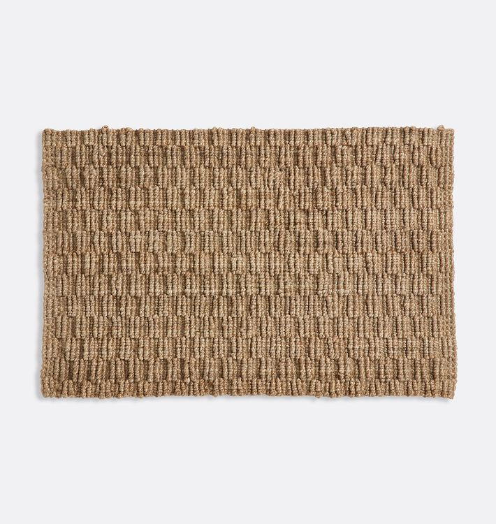 Geometric Looped Jute Doormat | Rejuvenation