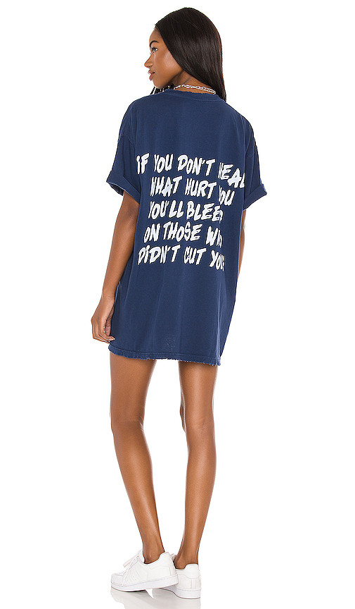 Boys Lie Bleed Tee Dress in Navy. | Revolve Clothing (Global)