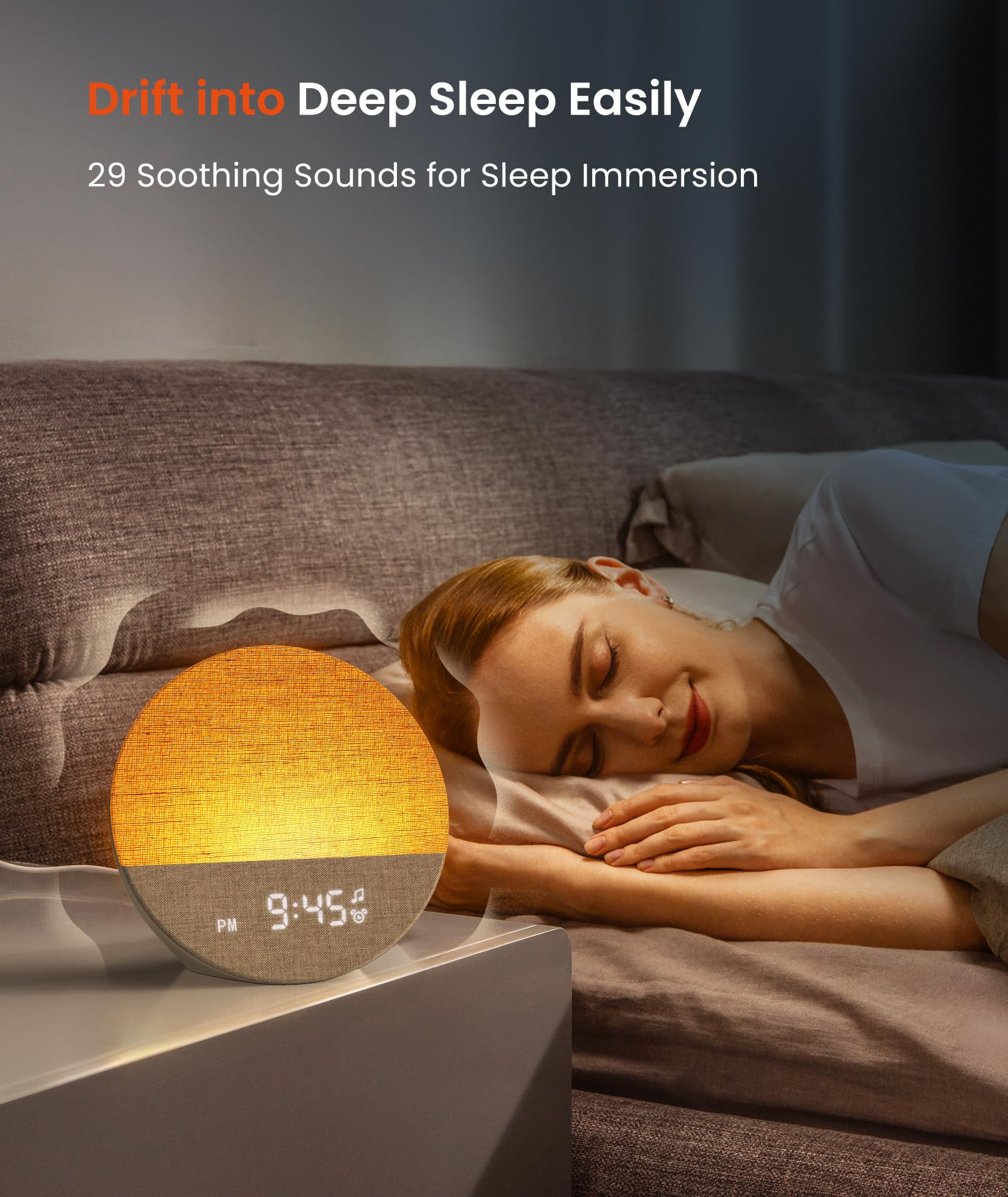 Dreamegg Sunrise 1 - Sunrise Alarm Clock, Sound Machine for Sleep, Customizable Sleep Routines, D... | Amazon (US)