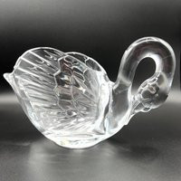 Vintage Lead Crystal Swan Dish, Elegant Home Decor | Etsy (US)