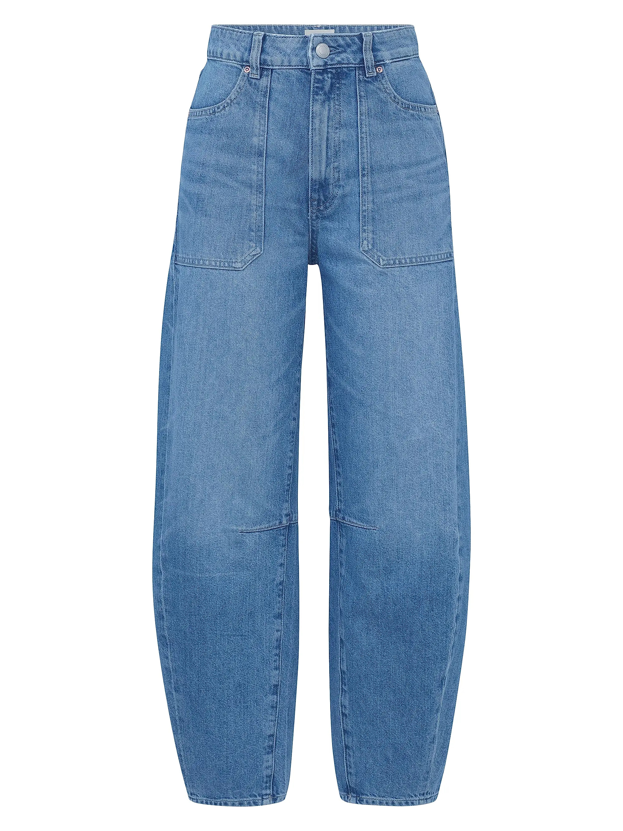Miro High-Rise Barrel-Leg Jeans | Saks Fifth Avenue