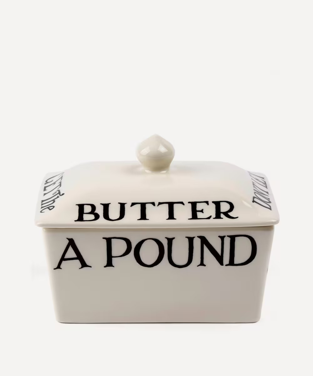 Black Toast Butter Dish | Liberty London (UK)
