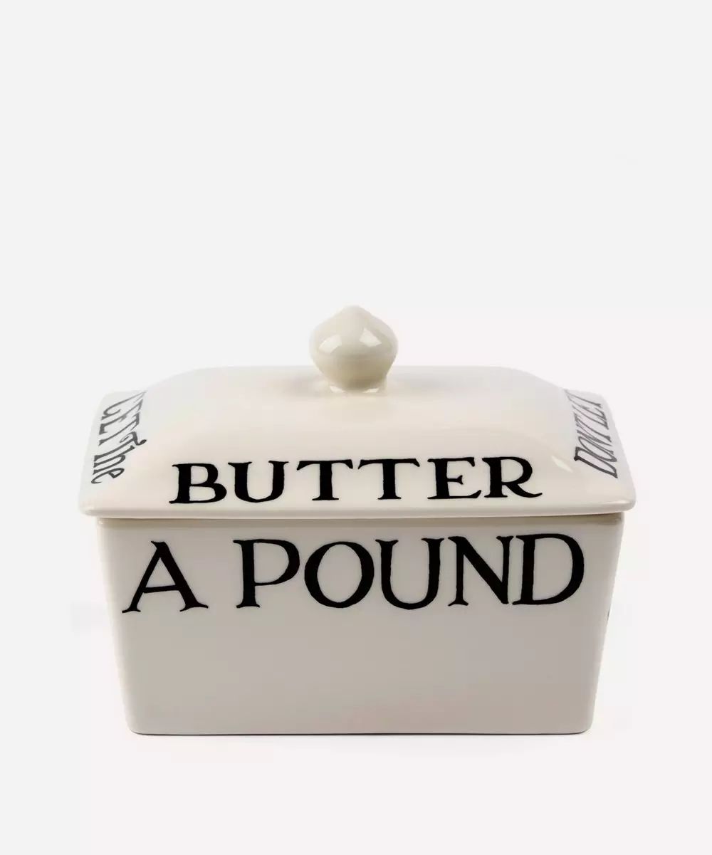 Black Toast Butter Dish | Liberty London (UK)