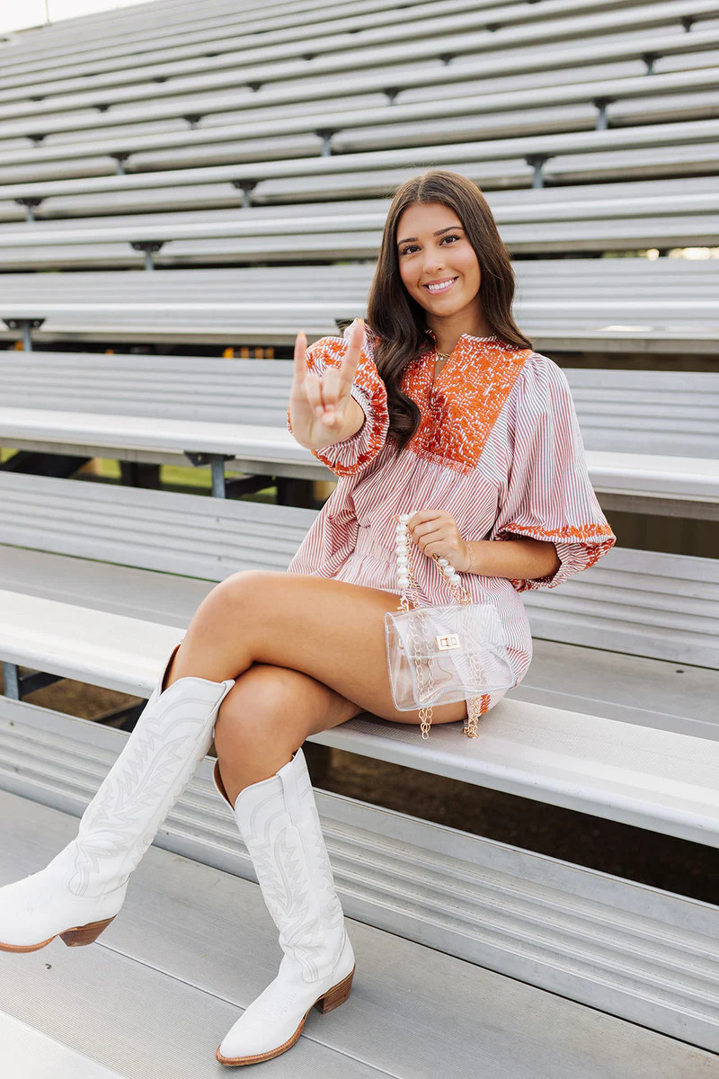 The Jess Top - Burnt Orange | The Impeccable Pig